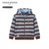 Teenie Weenie Kids Striped Bear Zipper Hoodie
