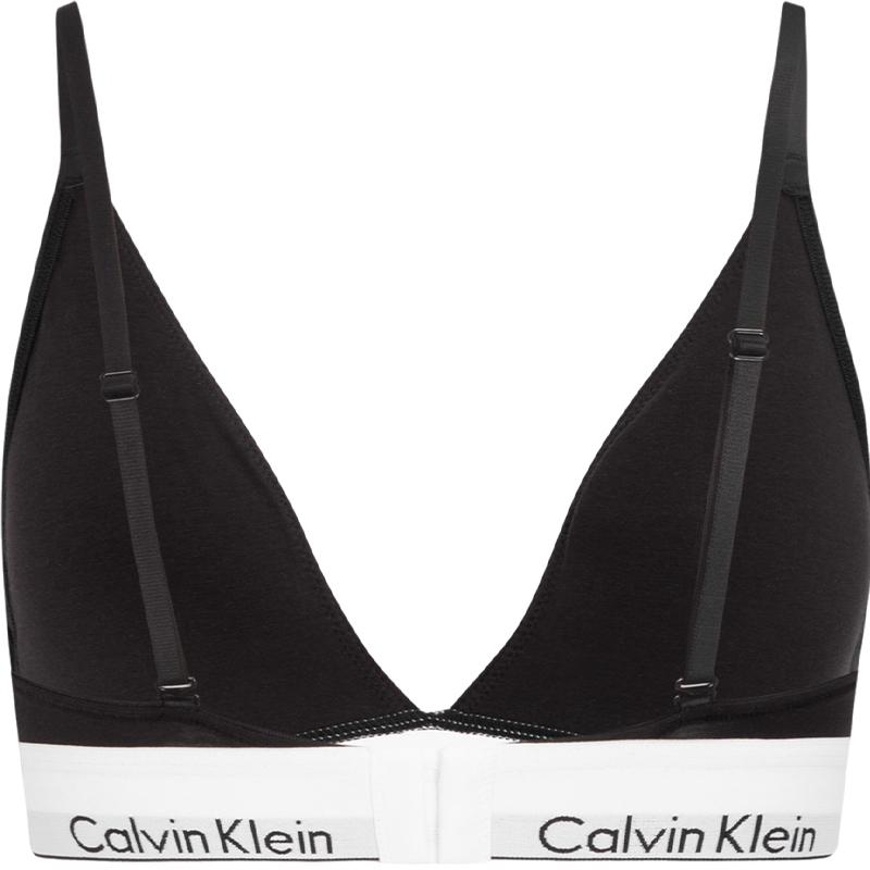 Calvin Klein Modern Gravity Bra With Removable Padding Triangle Cups Women Underwear Space-Black QF5650-001