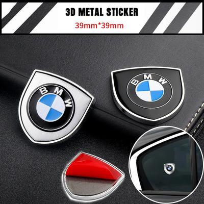 3D Metal Car Logo Emblem Badge Car Styling Stickers Automobiles For E46 E90 F10 E87 E36 F20 E92 Serie 1 Car-Accessories