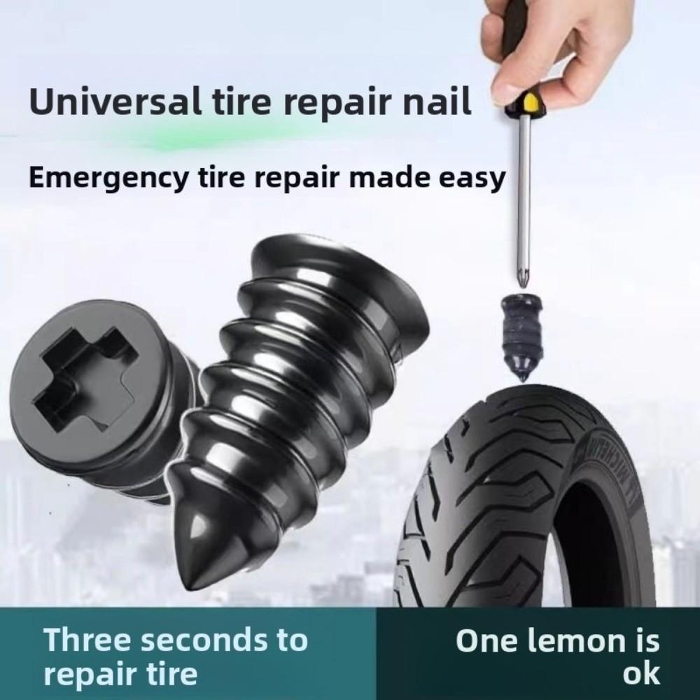 20/40PCS Rubber Car Vacuum Tyre Repair Nail Kit Mushroom Nails Screw in Tire Repair Plugs Car Tire Accessorie Tire Repair Nails