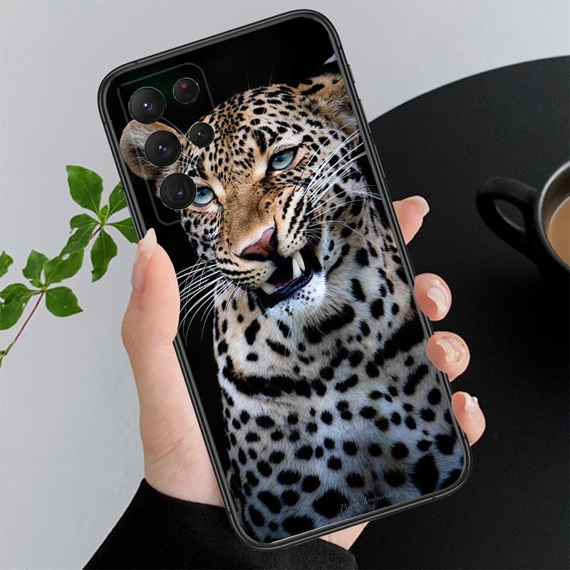 

Cheetah leopard panther Funda Phone Case For Samsung Galaxy S25 S24 S23 S22 S21 Ultra S24 S23 S22 S21 S25 Plus S24 S20 FE S23