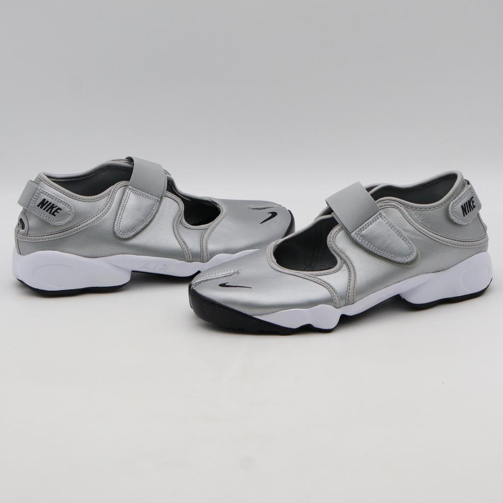 HM5737-003 Nike Air Rift Leather Metallic Silver (Women's)