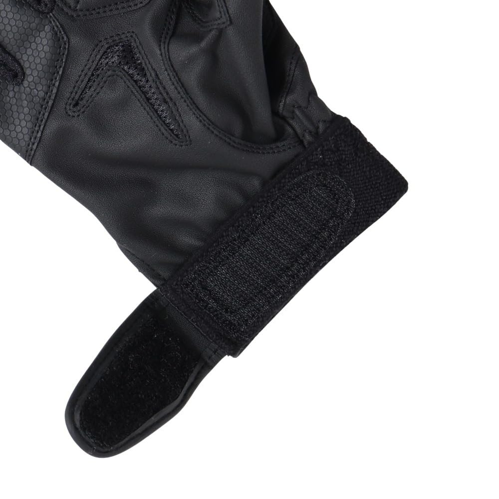 Mizuno High School Baseball Rules JL Black X Black Baseball/Softball Gloves, Junior, Right-Handed, Compliant, 1EJEY321, Size,