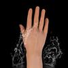 1 Pair Silicone Male Mannequin Hand Display Jewelry Display Art Sketch Manicure Exercise Fingers Can Be Flexed and Fixed Freely Life-Size