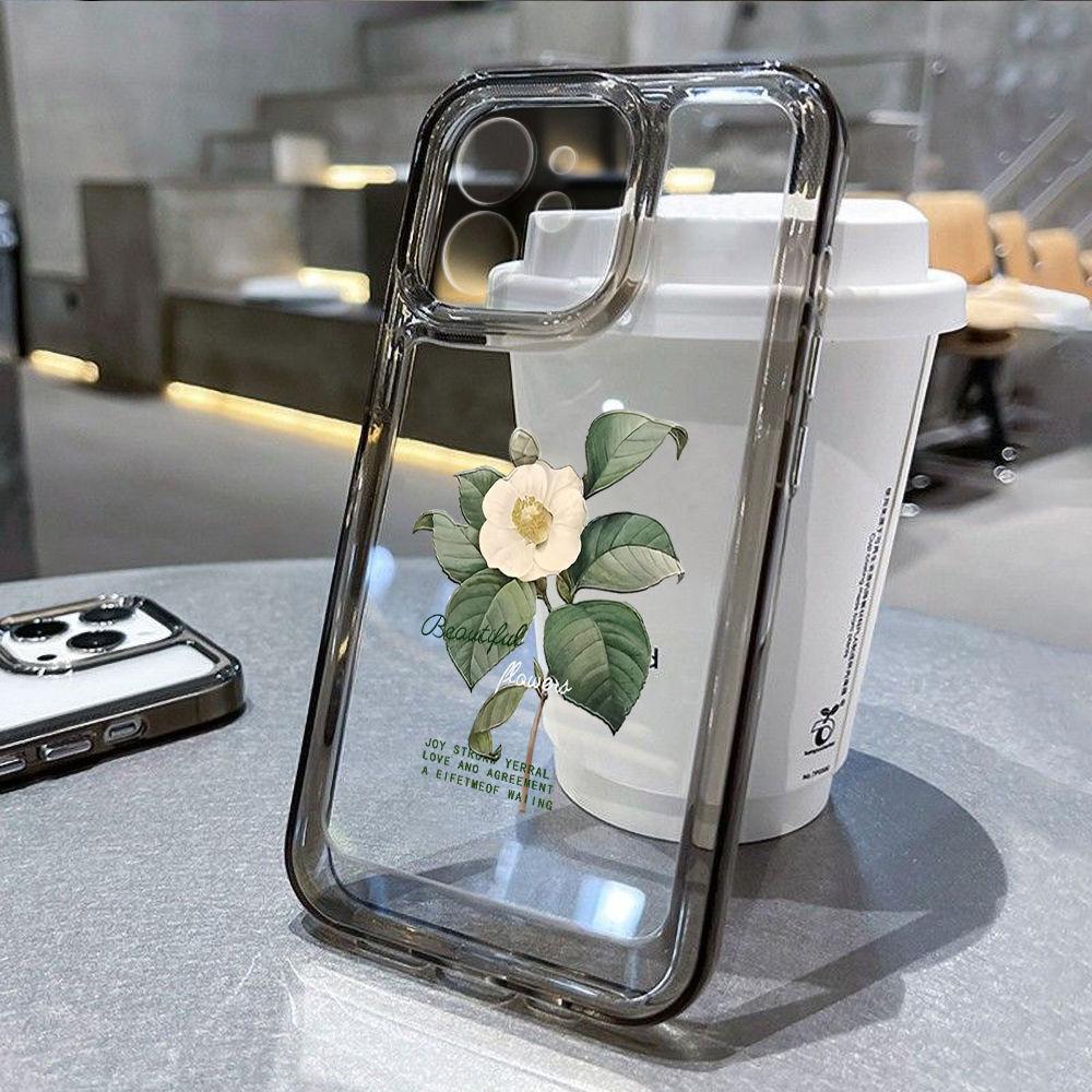 Daqing Jasmine Is Suitable for iPhone17promax Mobile Phone Case 16pro Niche 15 Apple 13 All-inclusive 14 Premium.