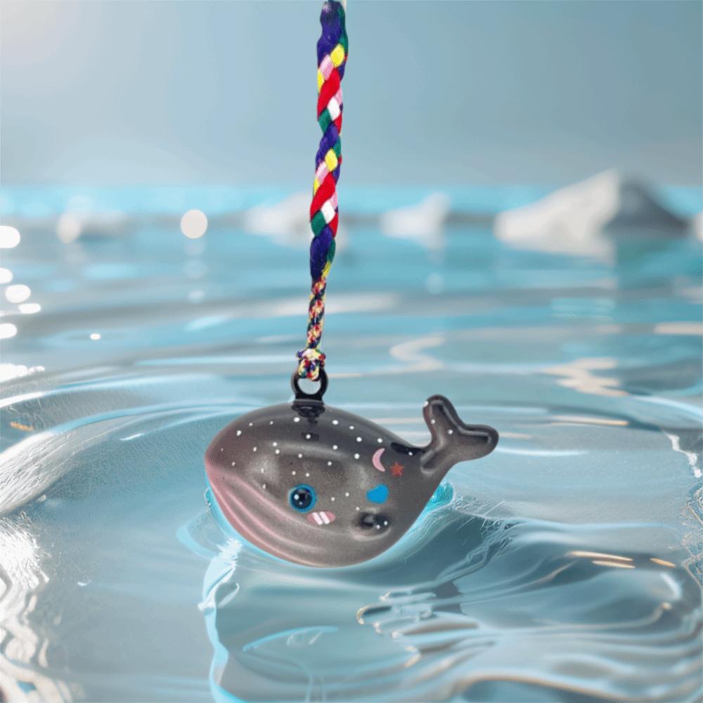 Chaveiro de Baleia Personalizado Tema de Amantes Chaveiro de Baleia Pingente de Baleia Decoração de Mochila Escolar