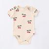 KIDDIEZOOM Infant Boy Girl 6-24 Months Fashion Print Short Sleeve Baby Bodysuits