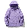 Waterproof Women Coat Stylish Leaf Print Windbreaker Jacket for Women with Hood Waterproof Breathable Outdoor Coat with for Fall