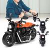 Alloy Motorbike Toy Model Highly Simulation Children Kid Pull Back Vehicle Toy(Orange )