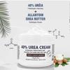 40% urea cream is suitable for feet, hands, elbows, legs and knees.