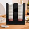 Paper Cup Organizer Desktop Holder Wear-Resistant Paper Cup Stand Smooth Rounded Edges for Coffee Shop Office Home