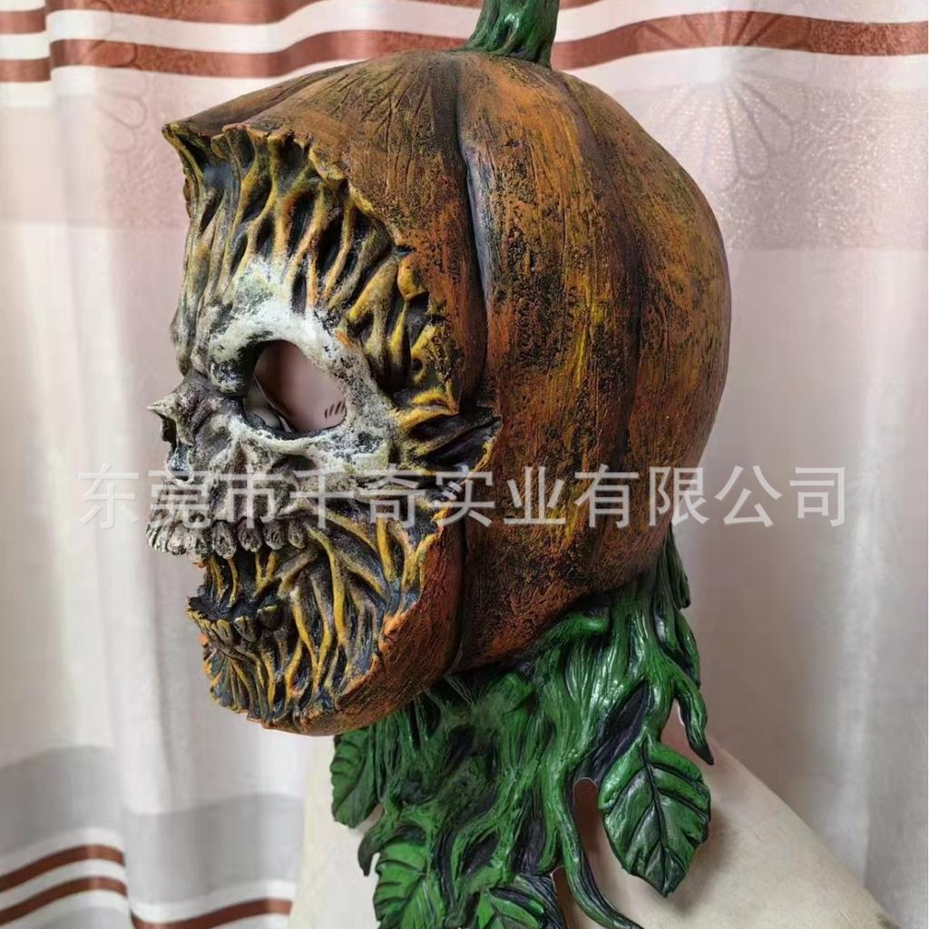 New Pumpkin Mask Halloween Horror Mask Easter Haunted House Costume Funny Party Prank Props