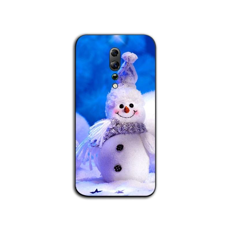Winter Christmas Snow Tree Pattern Phone Case For OPPO Find X5 X3 X2 A93 Reno 8 7 Pro A74 A72 A53 Soft Black Phone Cover