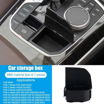 LHD Für BMW 1 2 3 4 Serie X3 X4 X5 X6 X7 Mittelkonsole Schalthebel Aufbewahrungsbox Geldhalter Auto-Innenausstattung