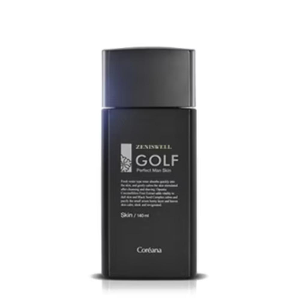 Coreana Zenithwell Golf Perfect Man Skin 140 мл, Успокаивающий и освежающий тоник после загара, K-Beauty