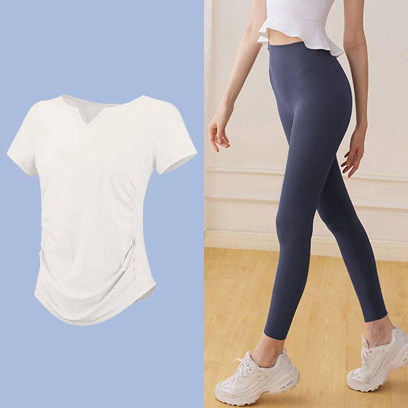 Women's Plus Size Quick Dry Yoga & Fitness Short Sleeve T-shirt, Running & Training Casual Top for Summer