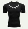 Y2K Compression Shirt Men Fitness Gym Skeleton Sport RunningSleeve T-Shirt For  T-Shirt Rashgard Tops Tee Quick Dry Short Men