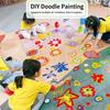 Transparente Selbstklebende Mal- und Graffiti-Folienrolle für Kinder, 2MIL/4MIL Sticker-Kunstpapier Klassenzimmer Heimwanddekor