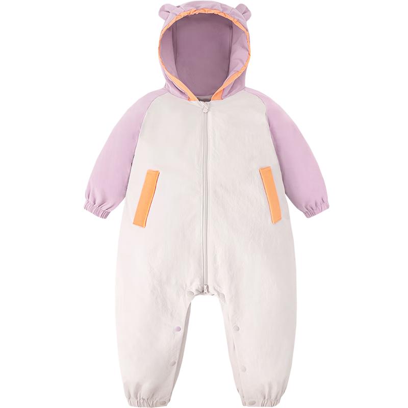 Baby Outdoor Style Fleece-Lined Romper 66