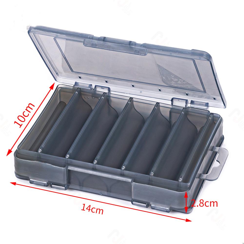 Portable Fishing Tool Box, Double-side Tool Box Bead Organizer, Fishing Hook Sealing Storage Organizer, Fishing Tackle Organizer Box For Jigs, Lures,