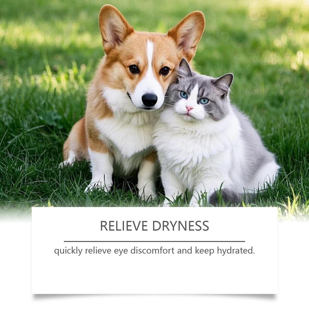 Pet Eye Drops, Cat And Dog Tear Stain Cleaning Drops, Reduce Secretion Blockage And Discomfort,30ml