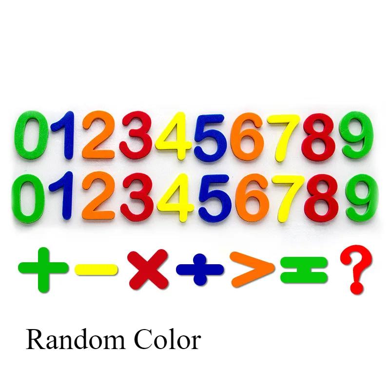 Magnetic Letters Numbers Alphabet ABC 123 Fridge Magnets Plastic Educational Preschool Learning Toy Set Uppercase Lowercase Math