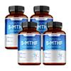 Buporui L-Methylfolat 5-MTHF Kapseln mit Methyl-B12, Aktives B-Vitamin-Nahrungsergänzungsmittel zur Unterstützung der Methylierung & des täglichen Wohlbefindens