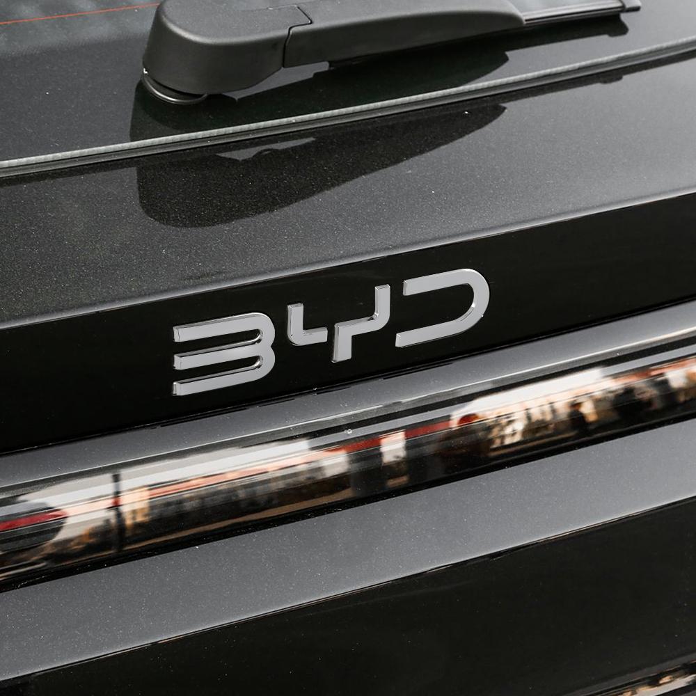 Car Front and Rear Badge Emblem Letters Sticker For BYD Han EV Tang Dm Qin Song Seal U Sealion I3 M6 Atto 2 3 Vitre Dolphin Lied