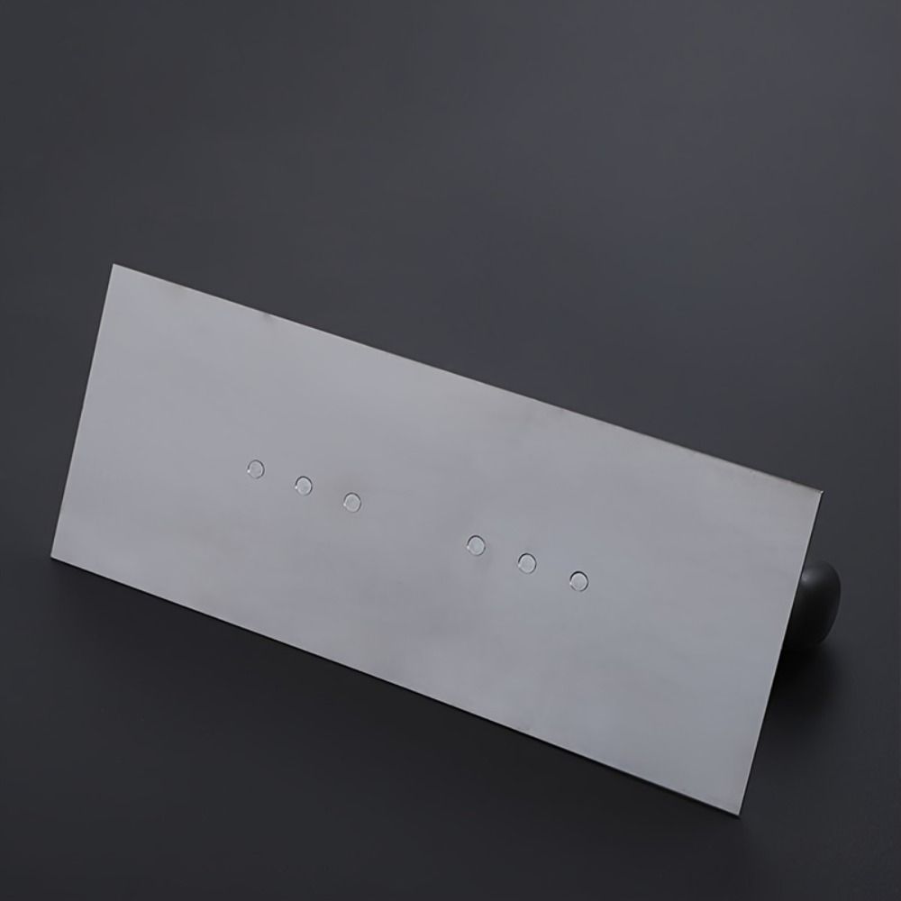 3 PEZZI Cazzuola Metallica Resistente Manico Ergonomico Cazzuola in Acciaio Inossidabile Cazzuola per Muratura Lavori con Piastrelle