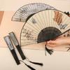 38cm Retro Aesthetic Folding Fan, Lightweight and Portable Capable of Handling Eastern Elegance