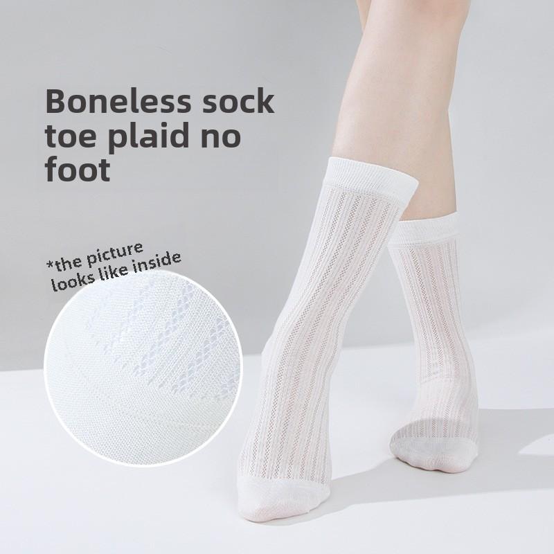 5 Paires Chaussettes Bouclettes d'Été Fines pour Femmes Chaussettes en Laine Chaussettes d'Été Fines Respirantes Thermostatiques Mi-mollet Chaussettes en Laine