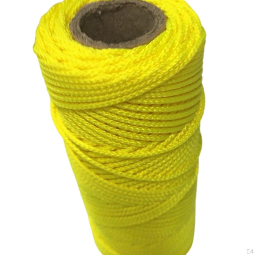 Finger Spool Line, Braided Polyester Cord for Boating And Towing Applications