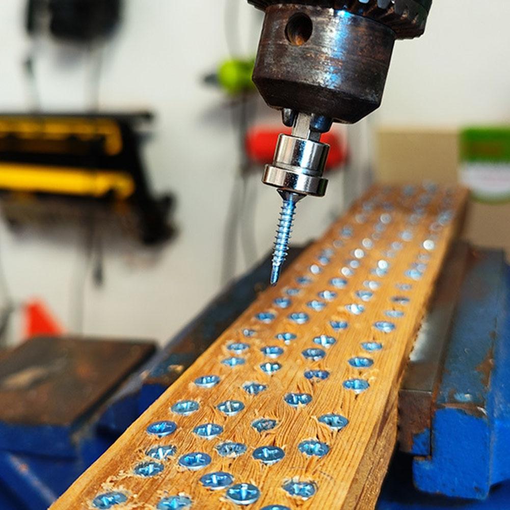 Magnetic Ring Positioning Screwdriver Bits for Easy Screw Installation