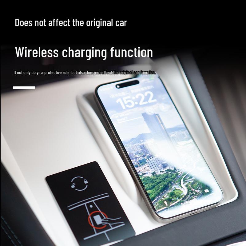 Tesla Model 3 Highland Wireless Charging Non-slip Dustproof Silicone Pad