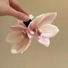 1 szt. Bohemski Duży Elegancki Klips Chwytakowy Orchidea, Kwiatowy Klips Boczny Styl Modowy Kurortu Nadmorskiego Chwytak do Włosów