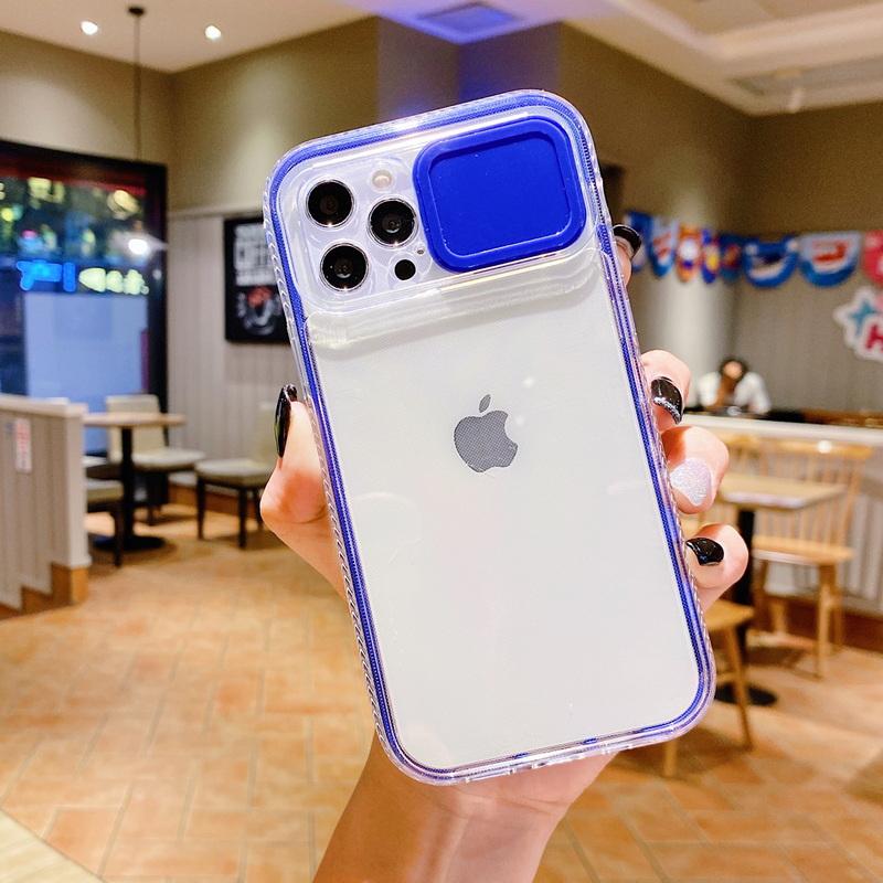 Buy Slide Camera Protection Phone Case For iphone 11 12 13 Pro XS XR 7