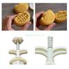 24TE Cookie Stamps Gold Ingot Mooncake Mold Pastry Tool for MidAutumn Festival