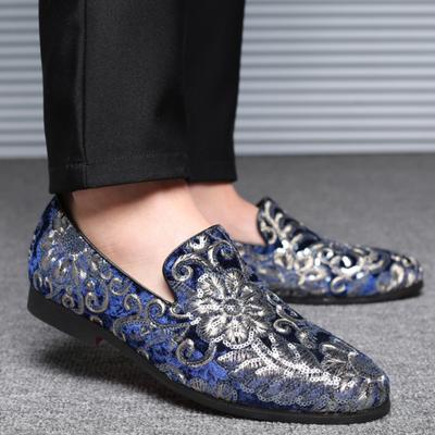 Designer Herren-Anzugschuhe Luxuriöse Stickerei Herren-Loafer Italienische Marke Hochzeitsschuhe Modische Partyschuhe für Herren Oxford-Schuh Neu