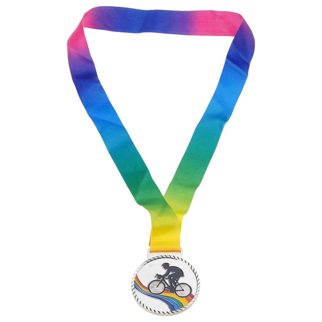 Siegermedaille für Kinder Jugendliche Veranstaltungen Klassenzimmer Büro und Sport Metall Gold Silber Bronze Auszeichnungsmedaille mit Band