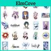 50pcs Genshin Impact Waterproof Stickers Reusable Adhesive Decoration