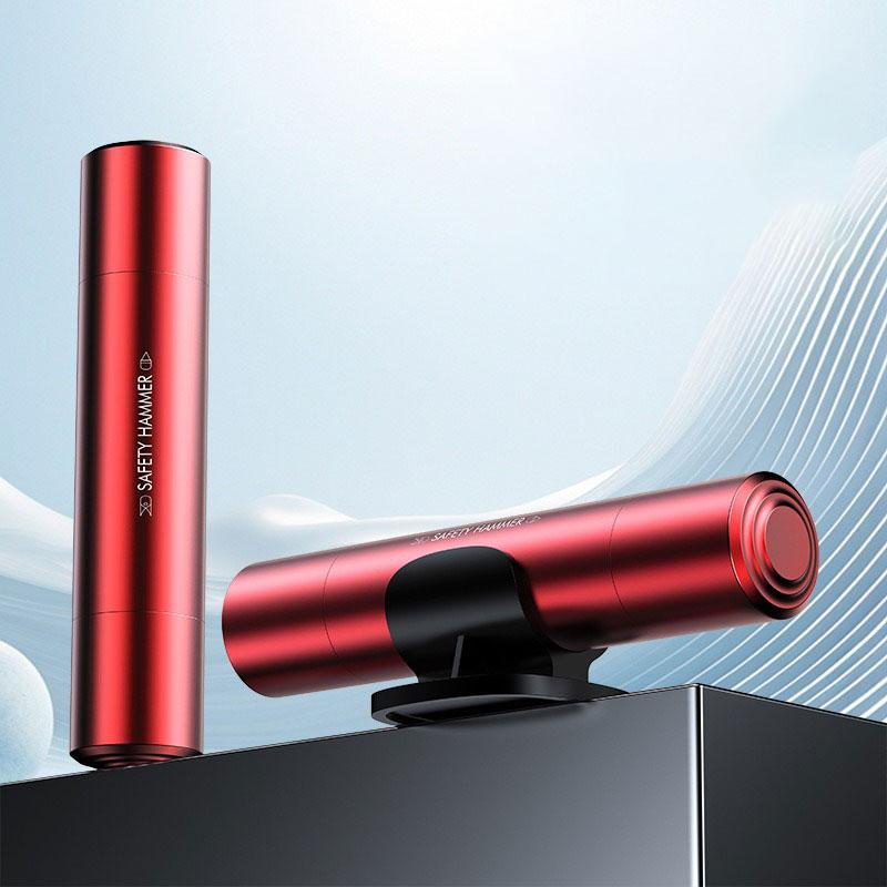 Auto Scheibenbrecher und Gurtschneider, 2-in-1 Auto Sicherheitshammer, Multifunktionaler Auto Glasbrecher, Tragbares Auto Notfallrettungswerkzeug