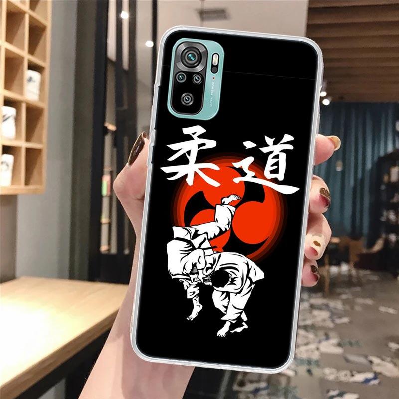 Judo Jiu Jitsu BJJ Brazilian Soft Phone Case For Xiaomi Redmi Note 14 14S 13 12S 12 11S 11 11E Pro Plus 11T 10S 10 9S 5G Pattern