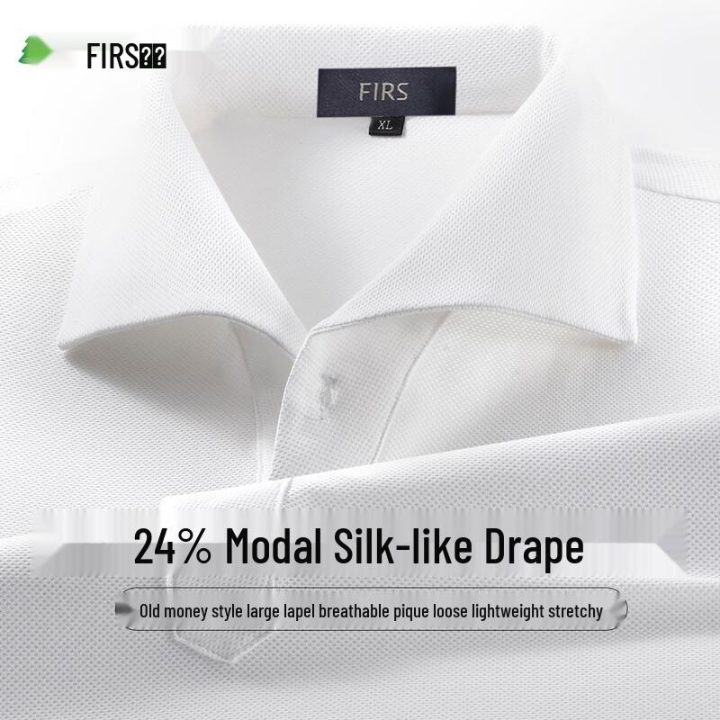 FIRS Men s Modal Blend Business Casual Polo T-Shirt XL