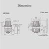 AR2000 G1/4'' Régulateur de Pression pour Compresseur d'Air Pneumatique Valve de Réduction Avec Raccords Connecteurs 4mm 6mm 8mm 10mm 12mm