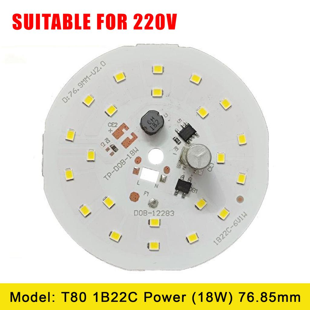 1 Piece Led Panel Light Ac220V Driver-Free 15W 18W 24W 40W 50W 60W For Ceiling Light Source Square Round Pcb Board Panel Light