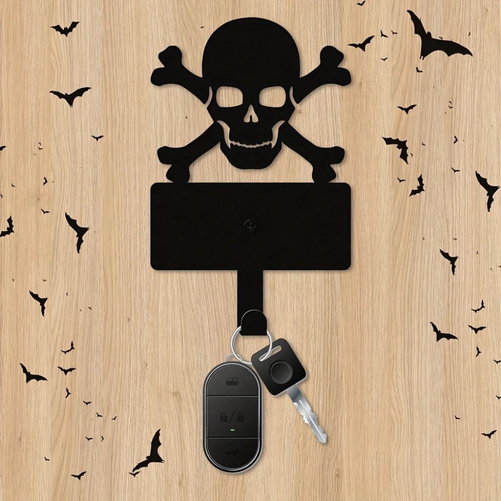 Привлекательные настенные крючки в форме черепа — функциональные для подвешивания одежды — фото 5