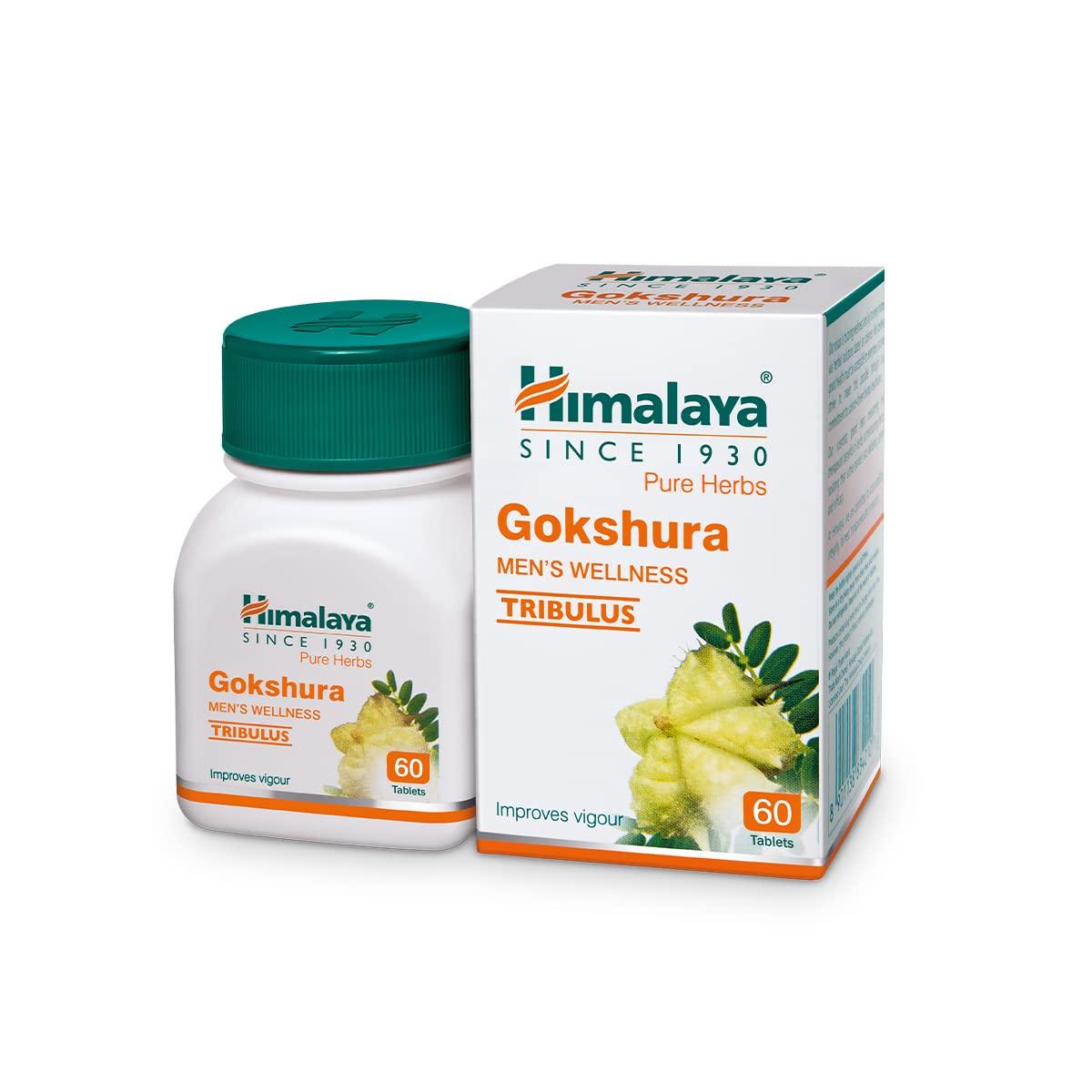 

Himalaya Herbals Gokshura 60 Tablets for Stamina, Drive & Vitality Support with 250mg Herbal Extract