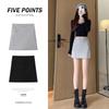 High-Waisted A-Line Skort: Anti-Exposure, Slimming, Spring/Summer, Athletic Mini/Midi Skirt for Women