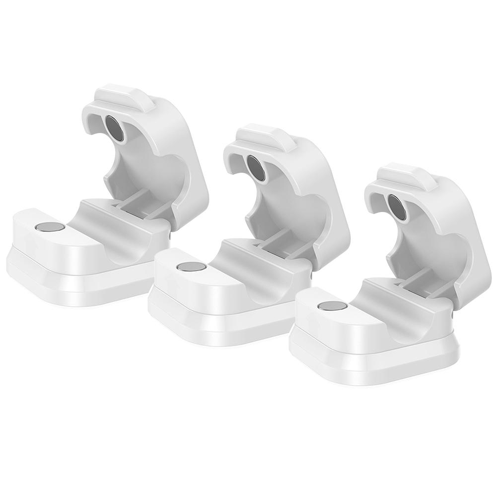 3Pcs Magnetic Cable Clip Cord Holder Adhesive Charger Wire Cord Clips Cable Cord Organizer for Charger Wire Desk Car and Travel