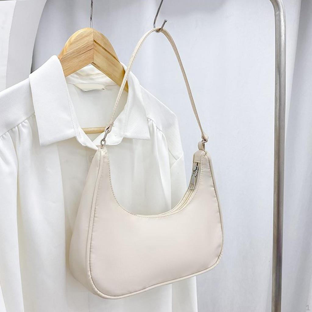 Casual Nylon Shoulder Bag, Big Capacity Schoolbag Pouch Satchels Work Shopping Bag Lady Vacation